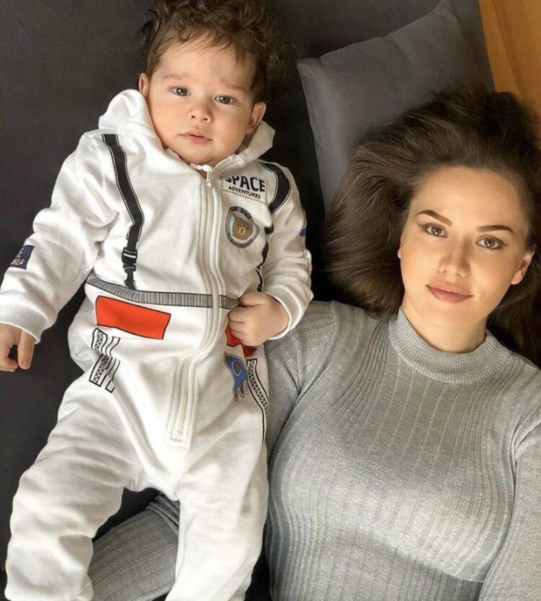 Fahriye Evcen oğlu ve annesini paylaştı