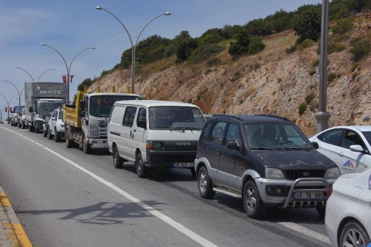 Bodrum'a kısıtlama sonrası 6 bin araç giriş yaptı