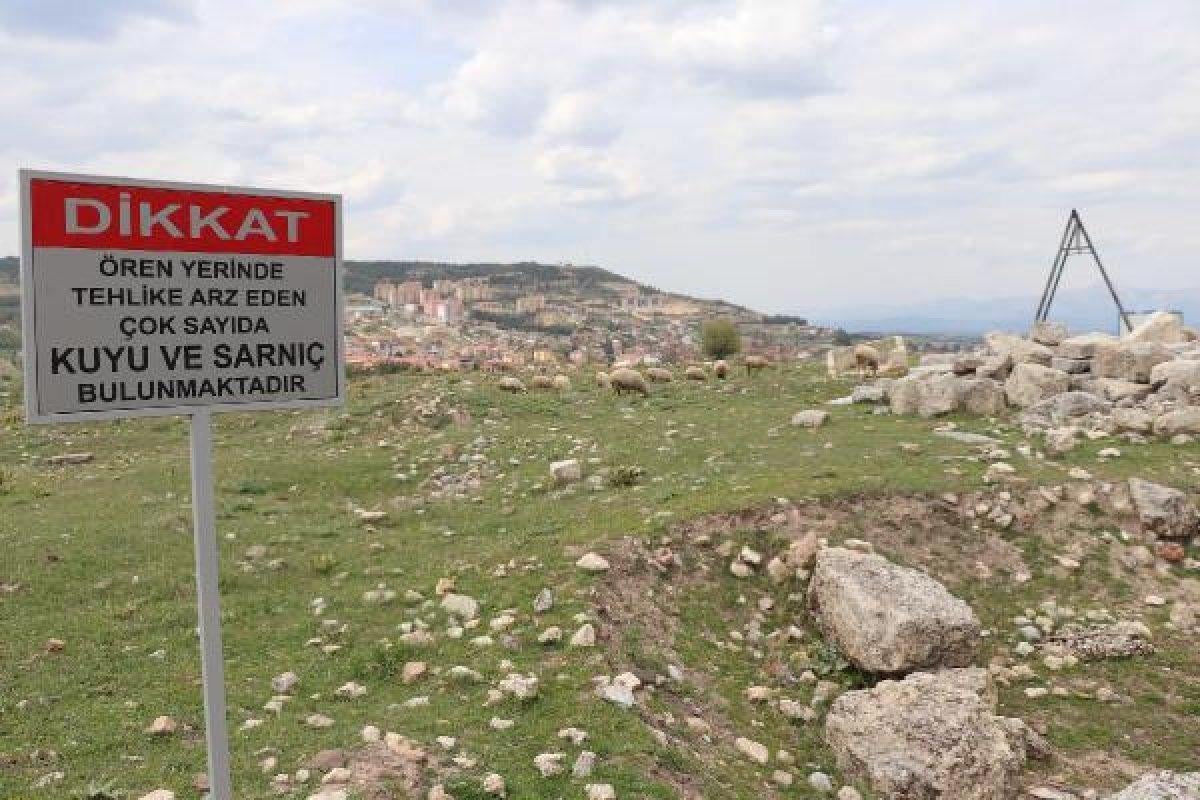 Tabea Antik Kenti'ne koyun sürüsü girdi