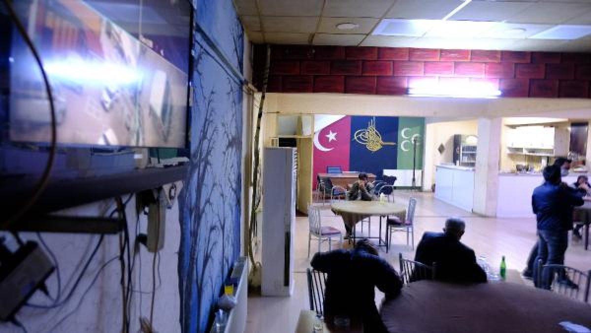 Konya’da polisten kaçmak için kıraathaneye tünel yaptılar