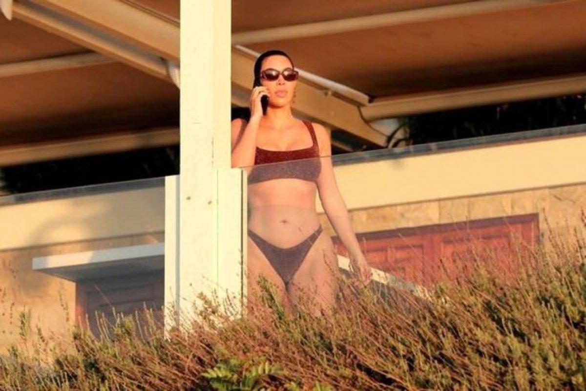 Kim Kardashian'ın karantina tatili