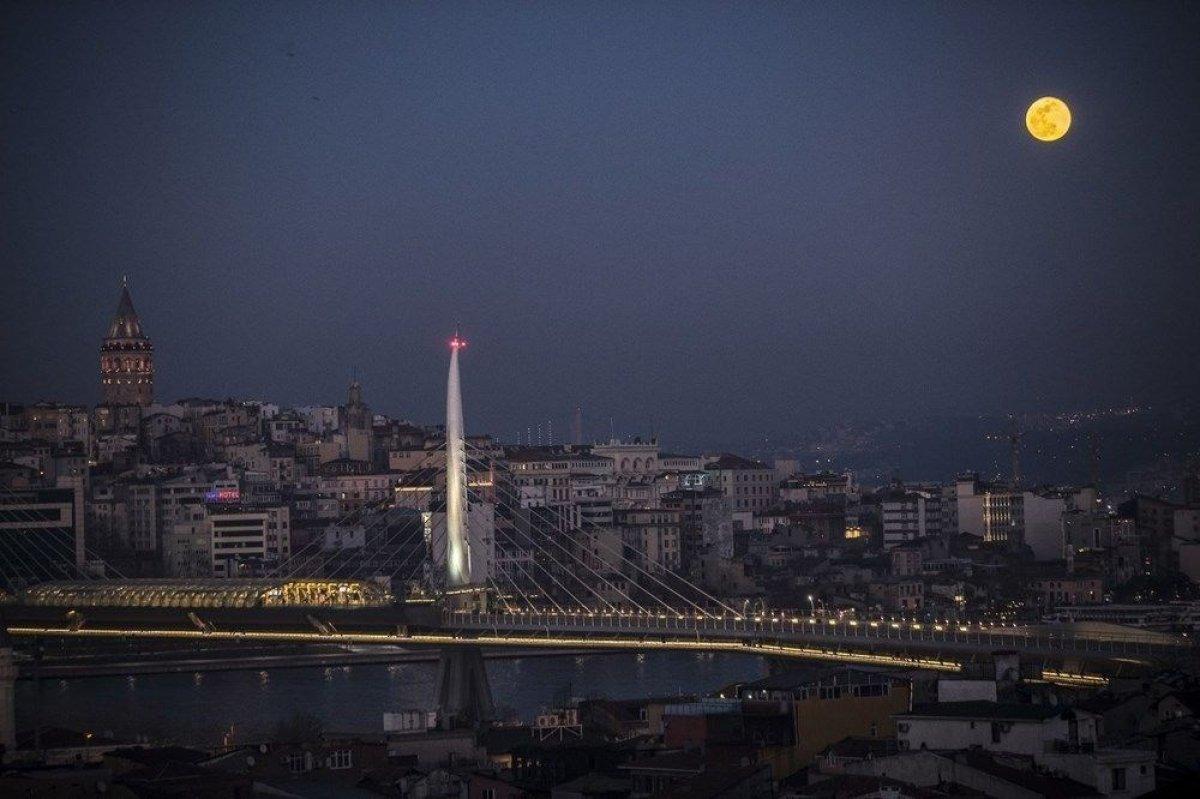 Dünya'dan Süper Ay manzaraları