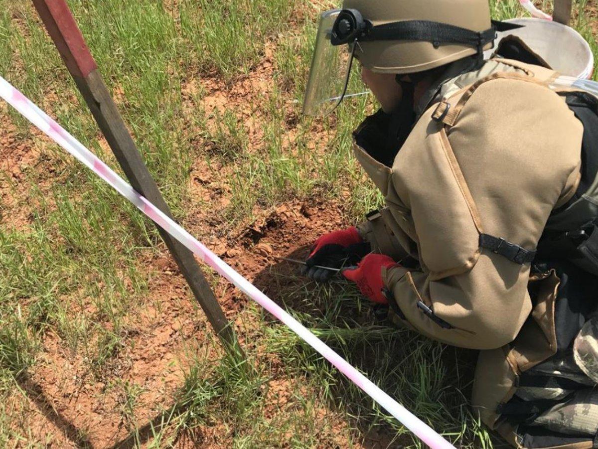 Suriye sınırında 21 mayın tespit edildi