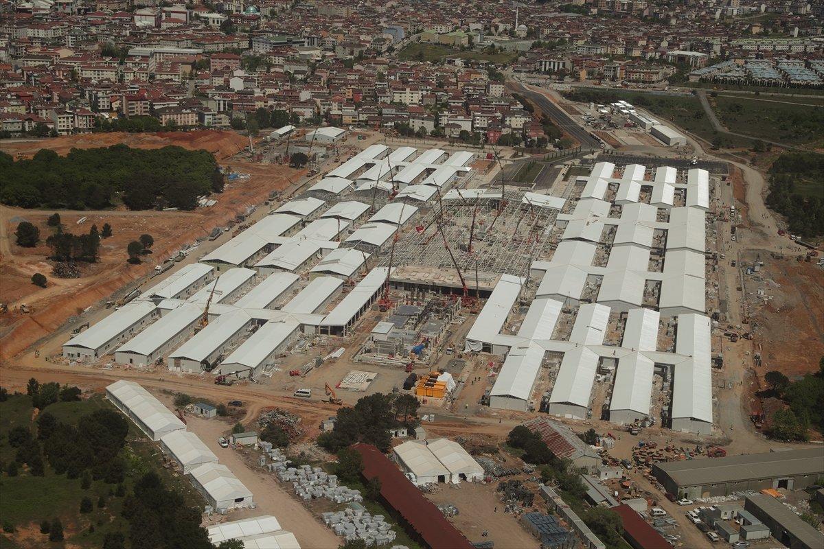 Erdoğan Sancaktepe'deki salgın hastanesini denetledi