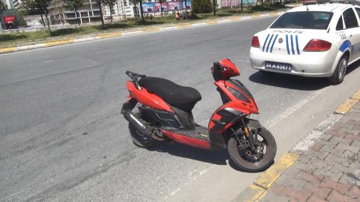 Esenyurt'ta, fırıncının kullandığı motosiklet çalıntı çıktı