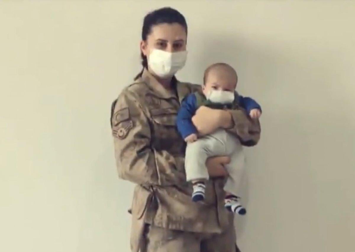 Jandarma olan anneler için özel klip