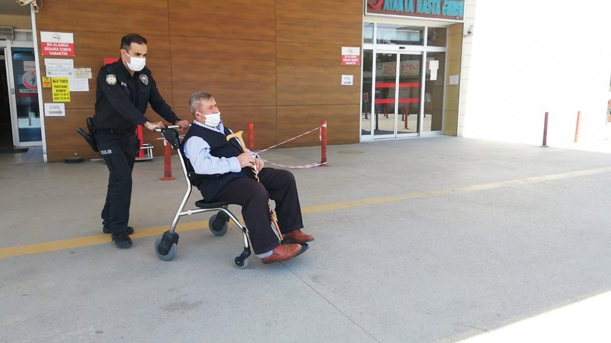 Babaannesi ve dedesini darbetti, paralarını alıp kaçtı