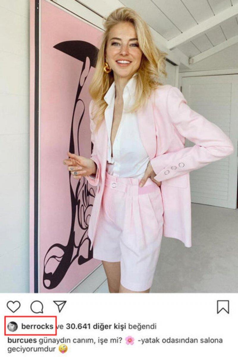 Berrak Tüzünataç, Burcu Esmersoy'u beğendi