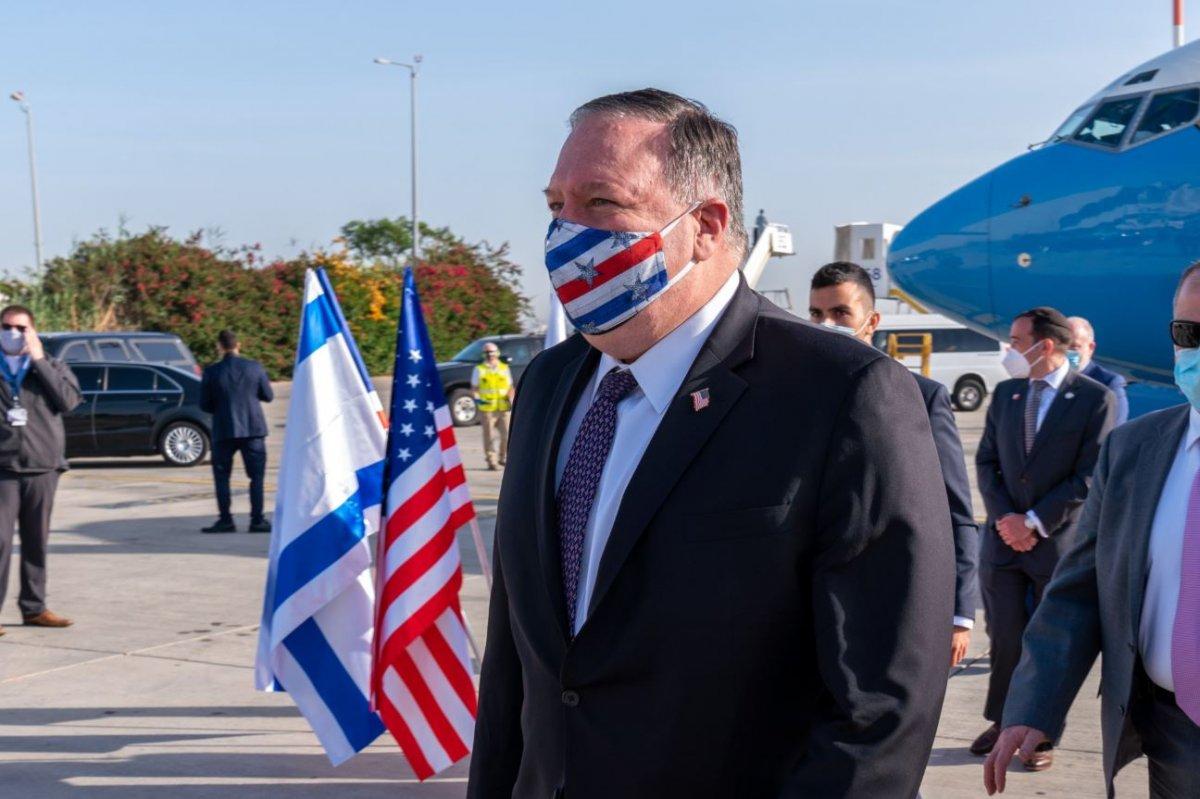 Pompeo, koronavirüse rağmen İsrail'e gitti