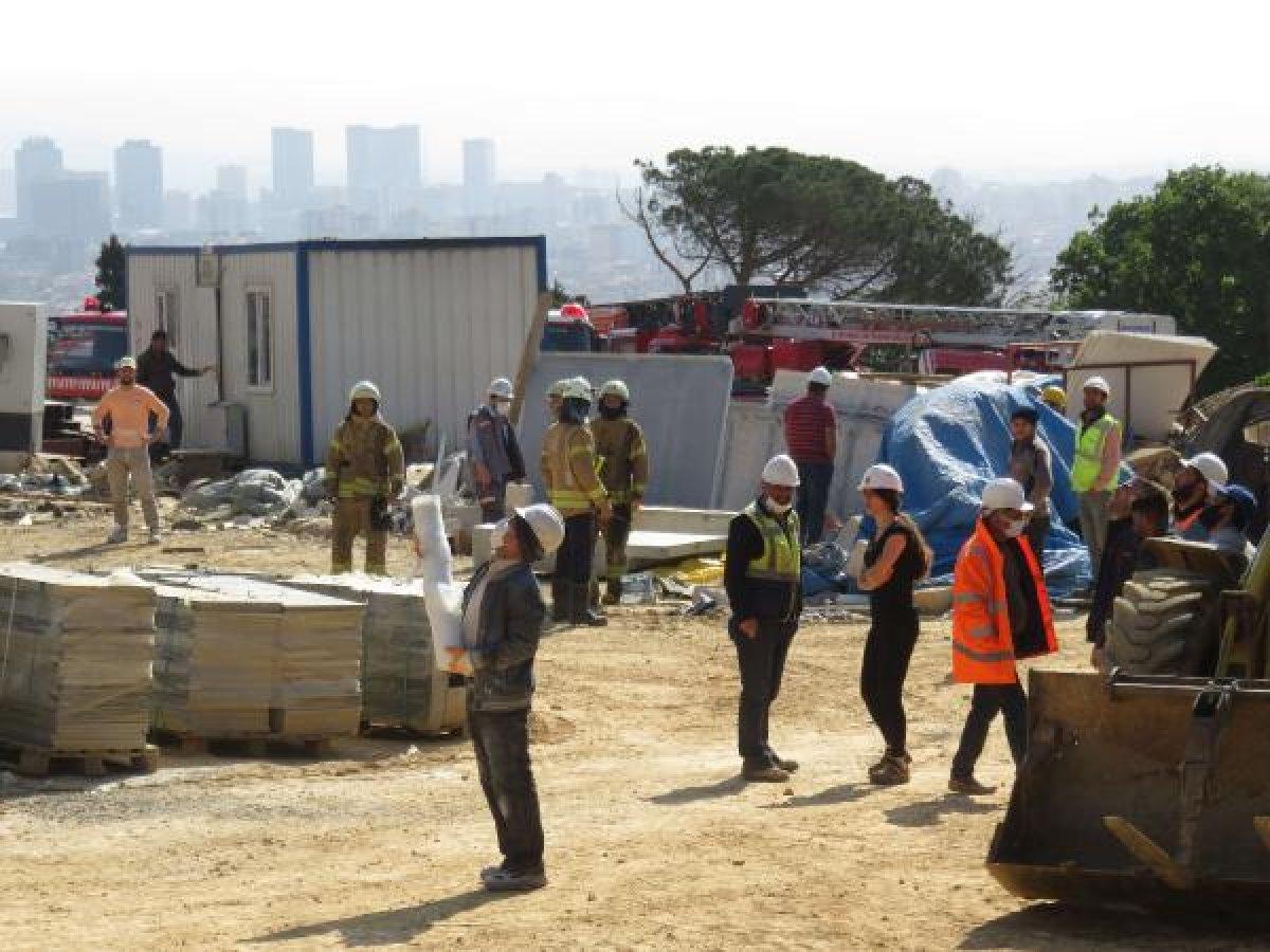 Çamlıca Kulesi'nde yangın çıktı