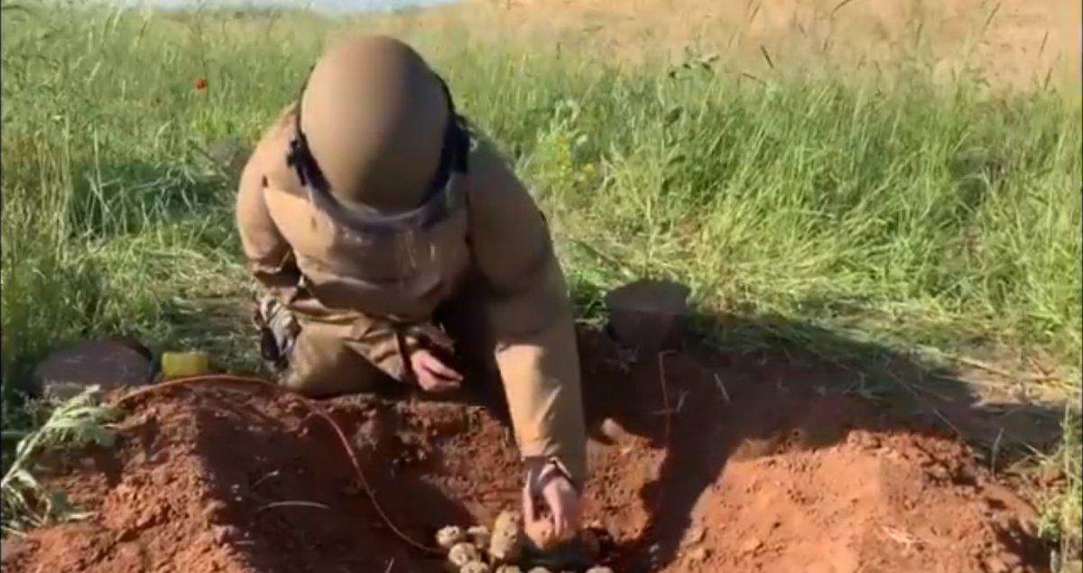 Kilis'te son bir ayda 118 mayın imha edildi