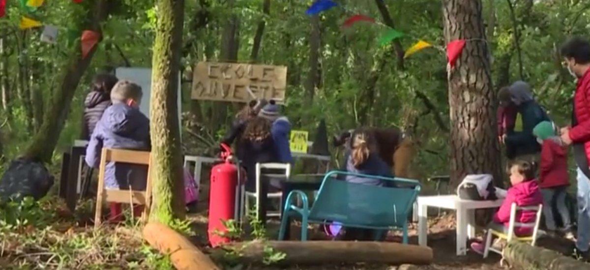 Fransa'da ilkokulların açılmasına protesto