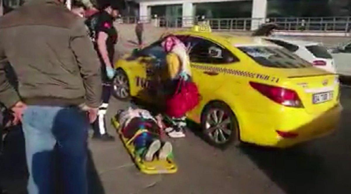 Tuzla'da kaza sonrası canlı yayın yaptı