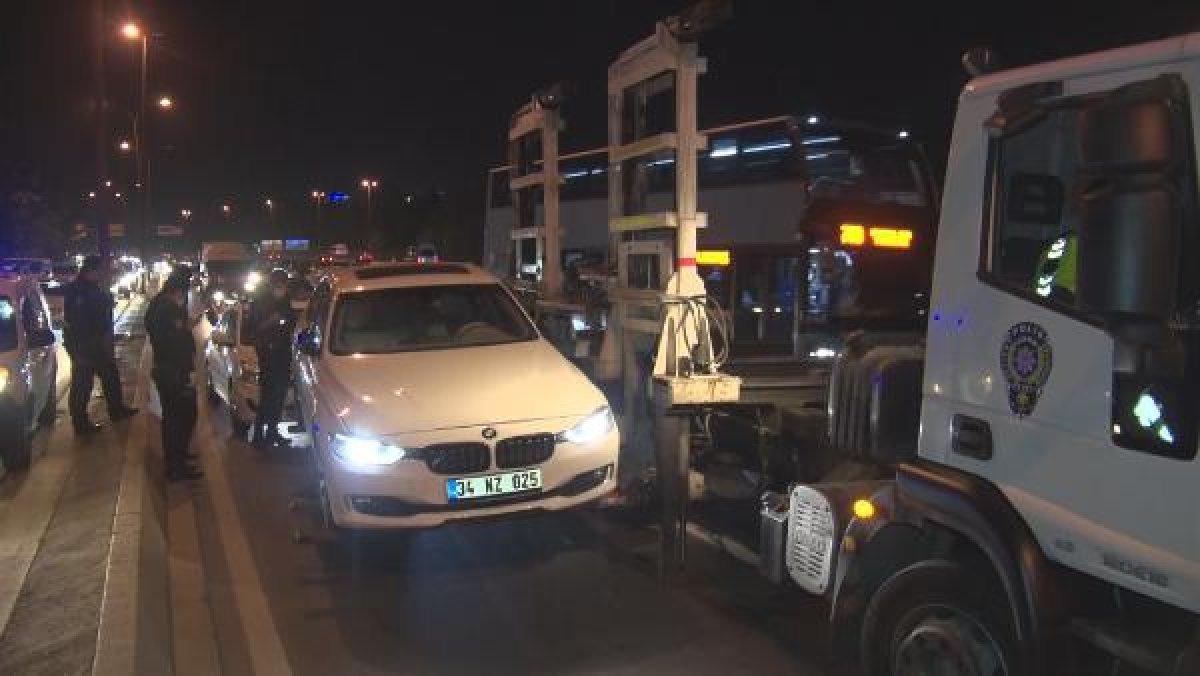 İstanbul'da film gibi kovalamaca kamerada