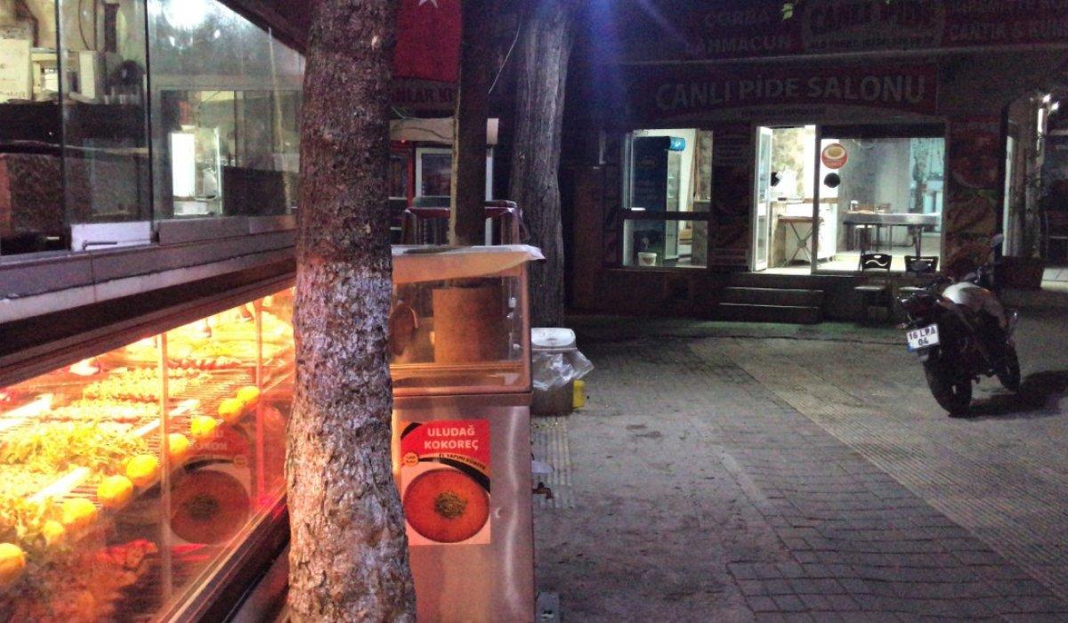 Bursa’da dakikalar içerisinde 5 dükkan soyuldu