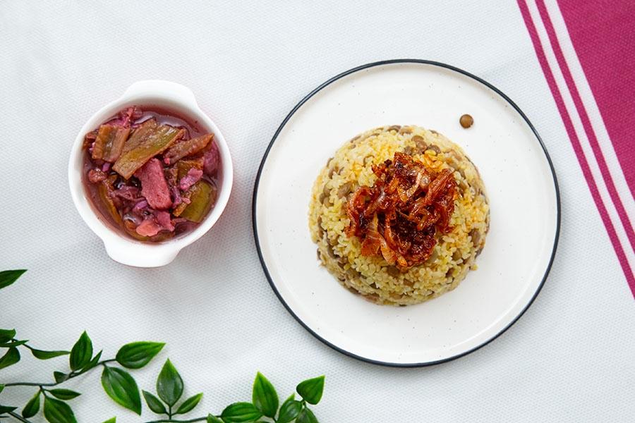 Bu tarif bir başka: Mercimekli bulgur pilavı #evdepişir