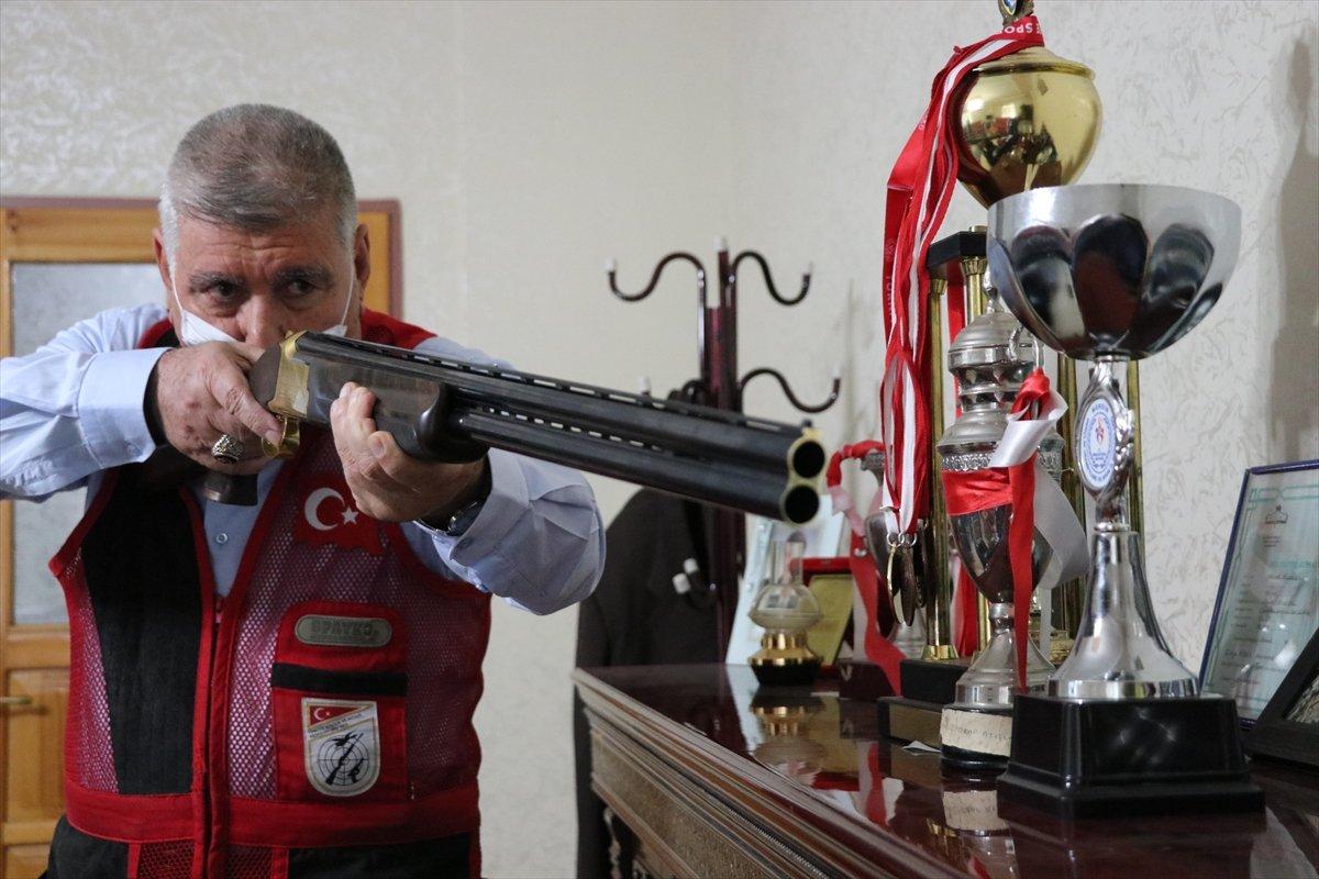 Diyarbakır'da, 74 yaşındaki adamın spor aşkı