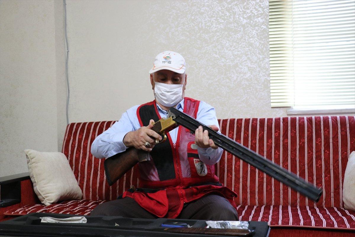 Diyarbakır'da, 74 yaşındaki adamın spor aşkı