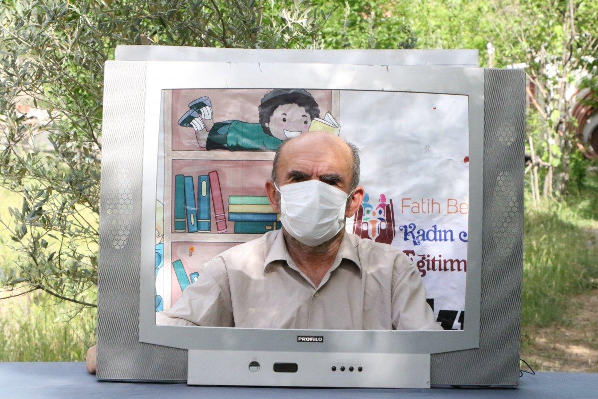 Yaptığı televizyon yayınıyla izleyenleri eğlendirdi