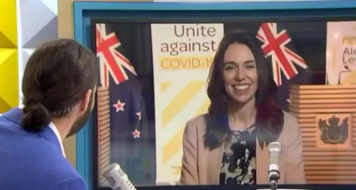 Yeni Zelanda Başbakanı, canlı yayında depreme yakalandı