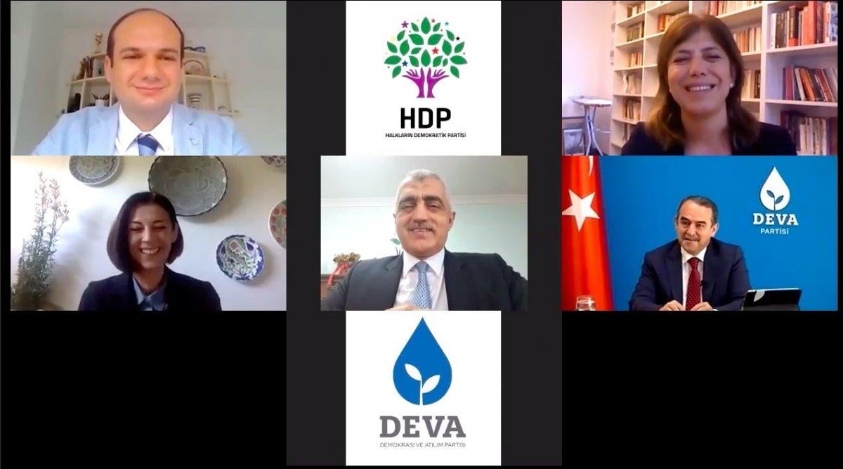 HDP ile 4 parti arasında online bayramlaşma