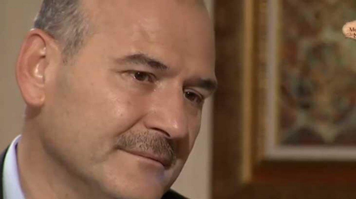 Süleyman Soylu, canlı yayında gözyaşlarını tutamadı