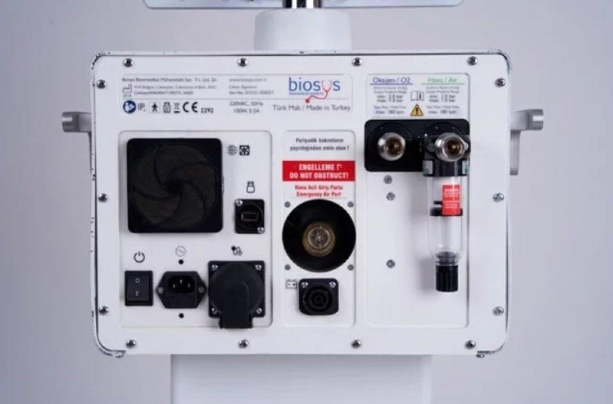 Binin üzerinde solunum cihazı ihraç edildi