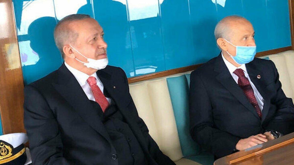 Erdoğan ve Bahçeli bir araya geldi