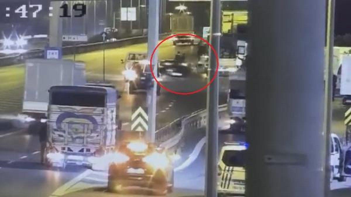 Bayrampaşa'da alkollü sürücü polise çarptı