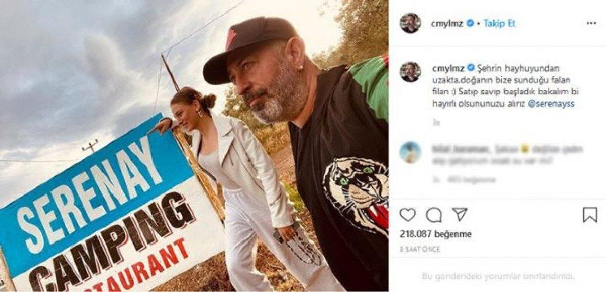 Cem Yılmaz'ın Serenay Sarıkaya paylaşımı