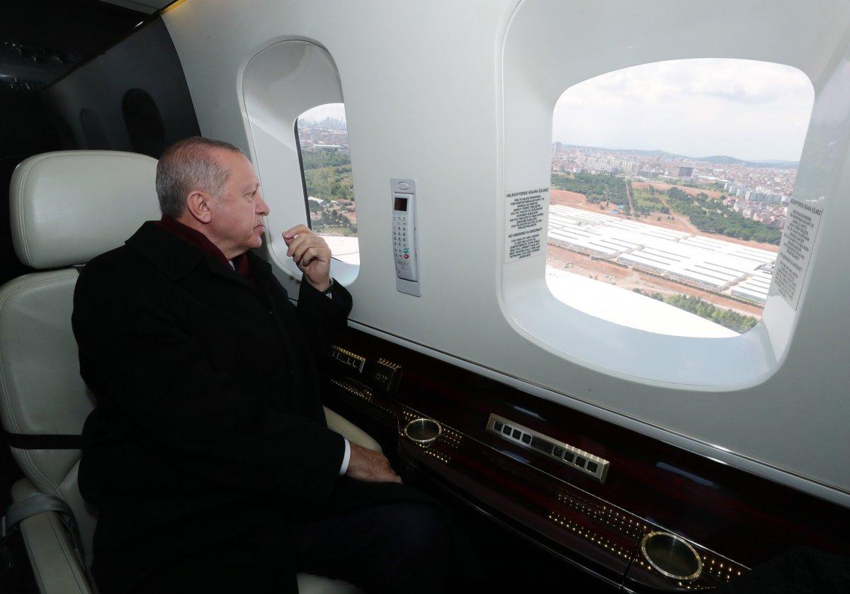 Cumhurbaşkanı Erdoğan, Sancaktepe'deki hastaneyi inceledi