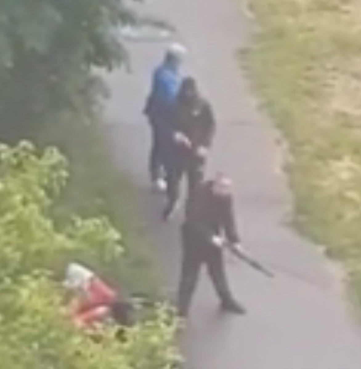 Ukrayna'da otobüs işletmecileri sokak ortasında çatıştı