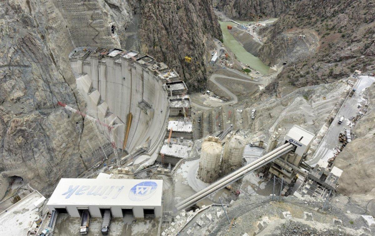 DSİ paylaştı: Yusufeli Barajı 205 metreye ulaştı