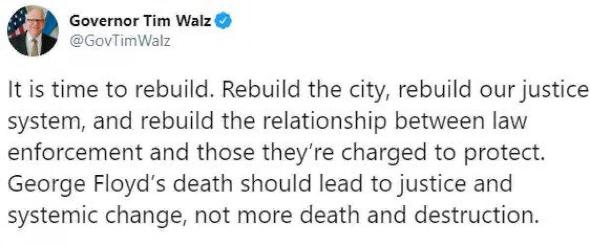 NTV muhabiri, Minnesota'da olan biteni anlattı