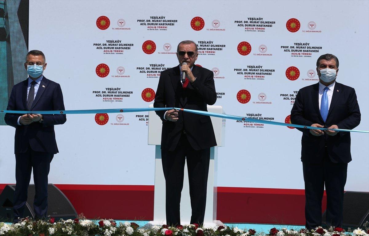 Yeşilköy'deki salgın hastanesi açıldı