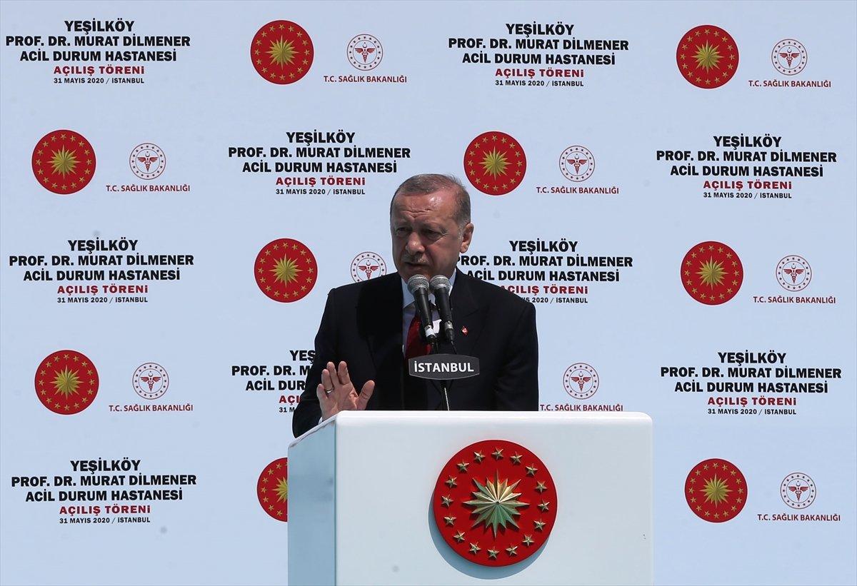 Yeşilköy'deki salgın hastanesi açıldı