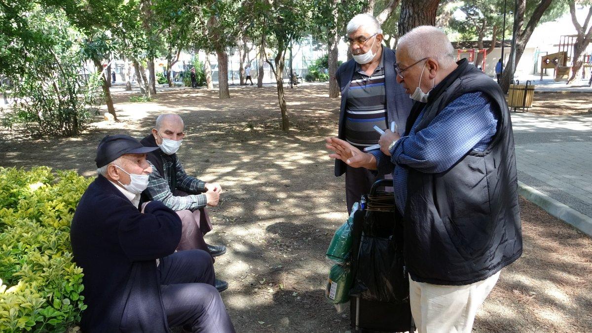 Sokağa çıkma iznini çalışarak geçirdi