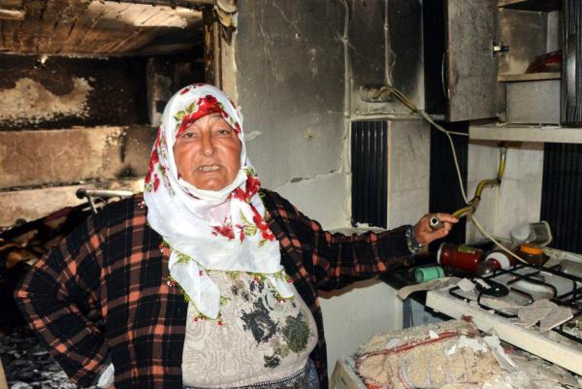 Eşi evi terk edince intihara kalkıştı, evi patlattı