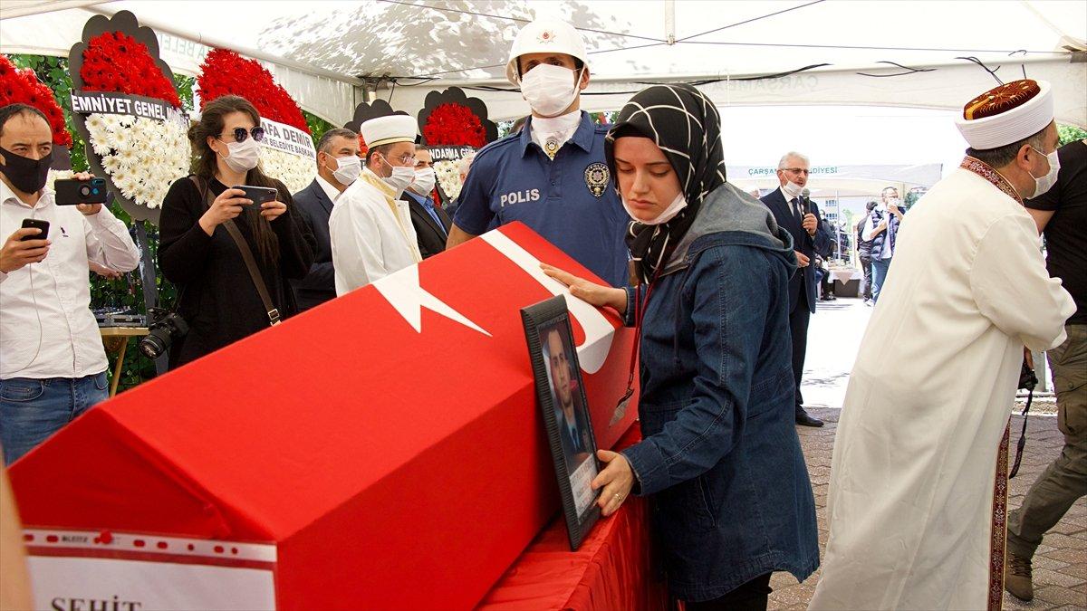 Şehit polis memuru Samsun'da son yolculuğuna uğurlandı