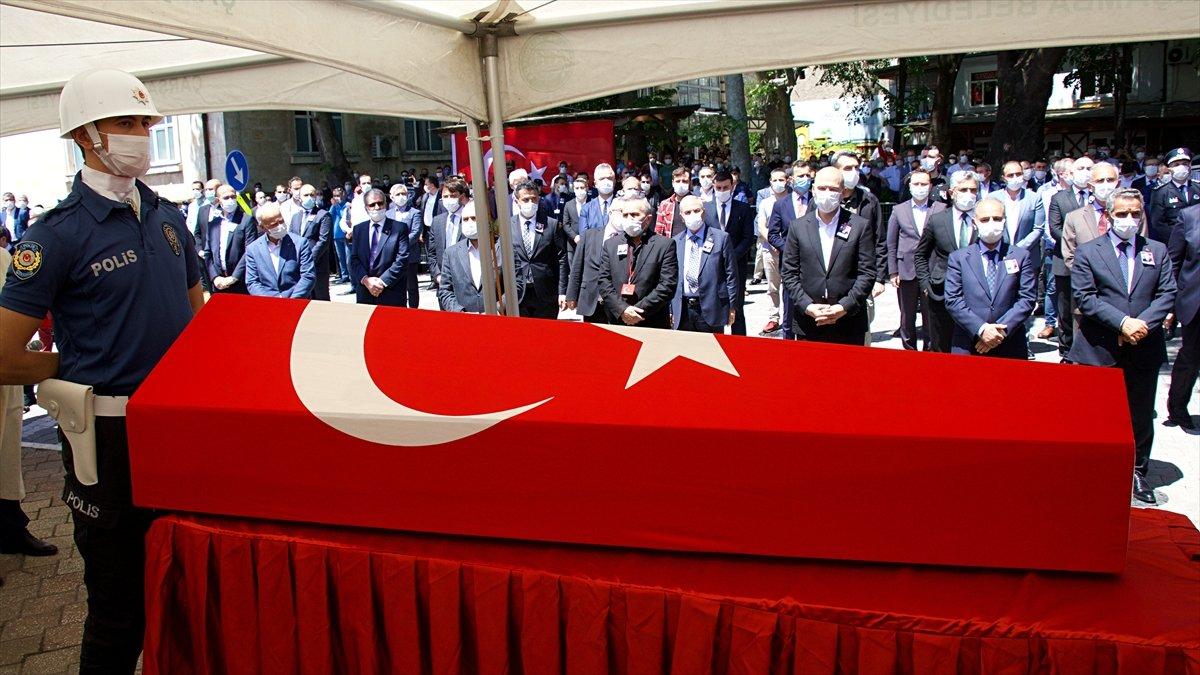 Şehit polis memuru Samsun'da son yolculuğuna uğurlandı