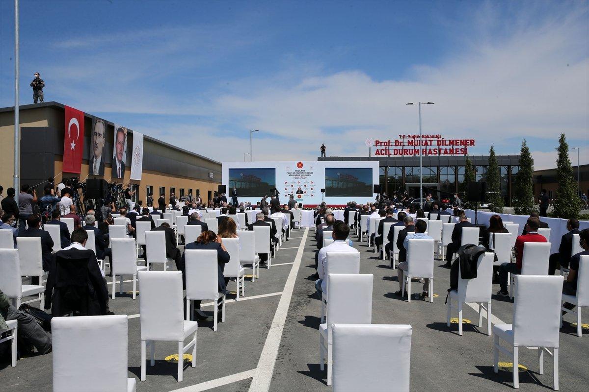 Yeşilköy'deki salgın hastanesi açıldı