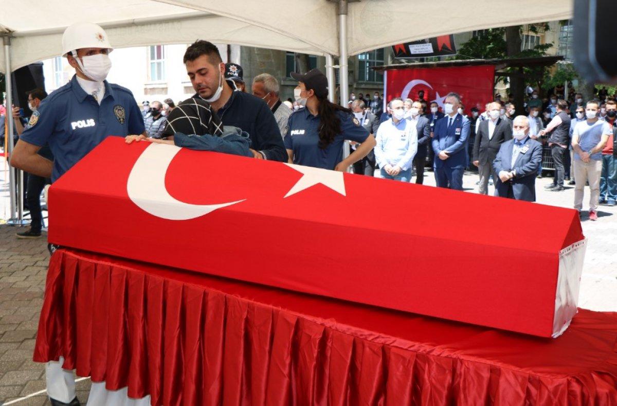 Şehit polis memuru Samsun'da son yolculuğuna uğurlandı