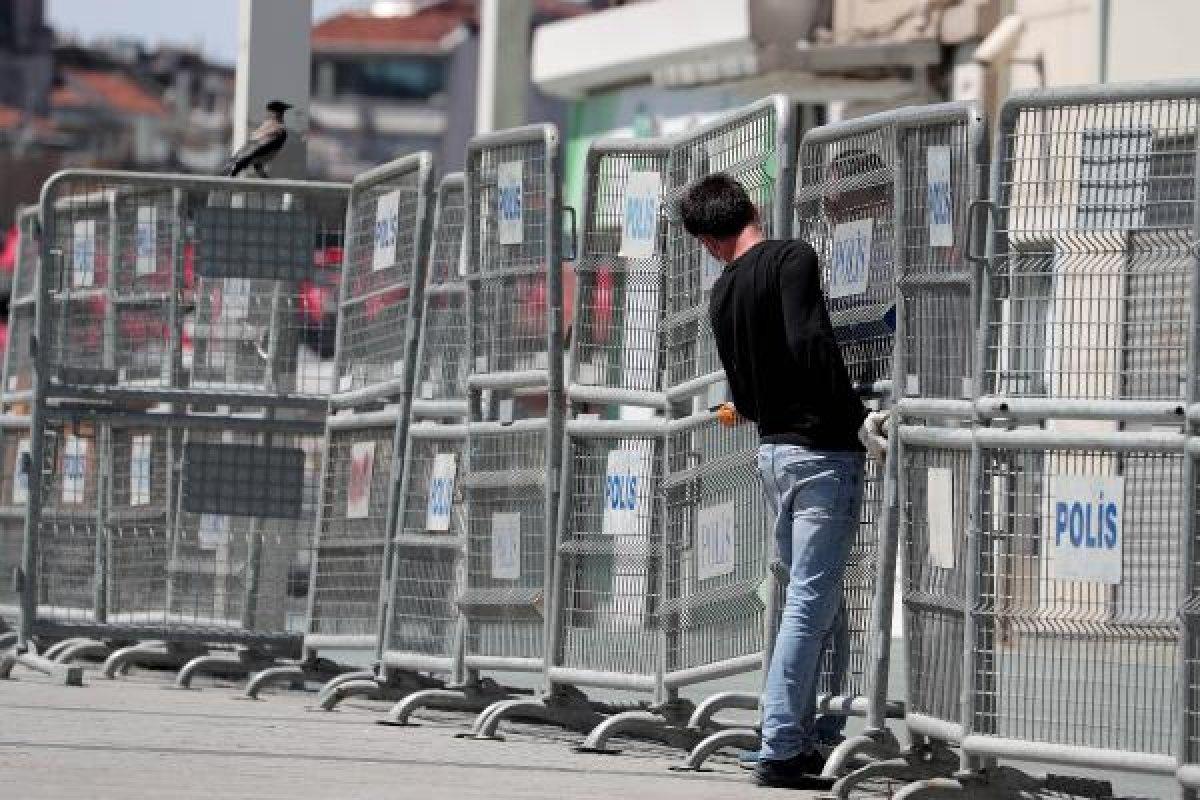 Gezi Parkı çevresi polis bariyerleriyle kapatıldı
