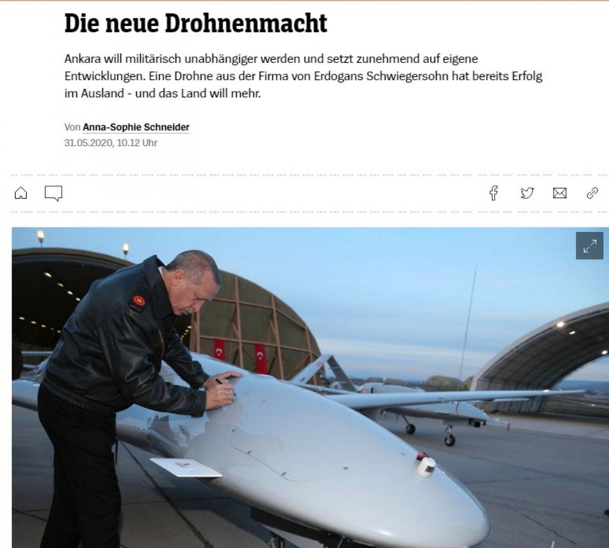 Alman Spiegel, Türk drone’larının başarısını övdü