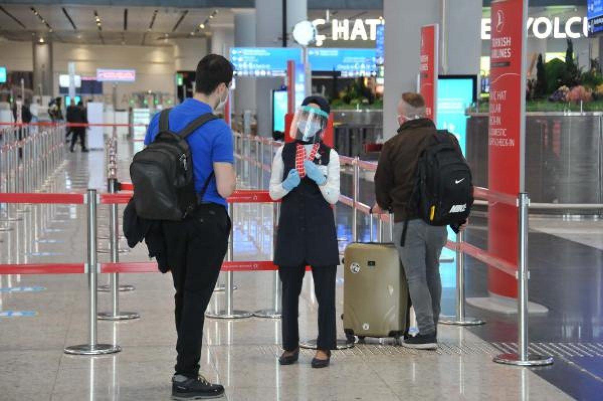 Yeni normalde ilk uçuş İstanbul'dan Ankara'ya yapıldı