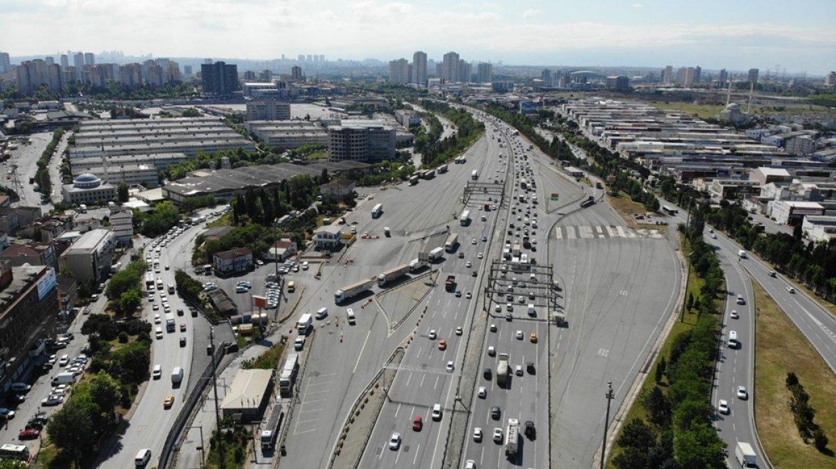 Korona sonrası İstanbul trafiği böyle görüntülendi