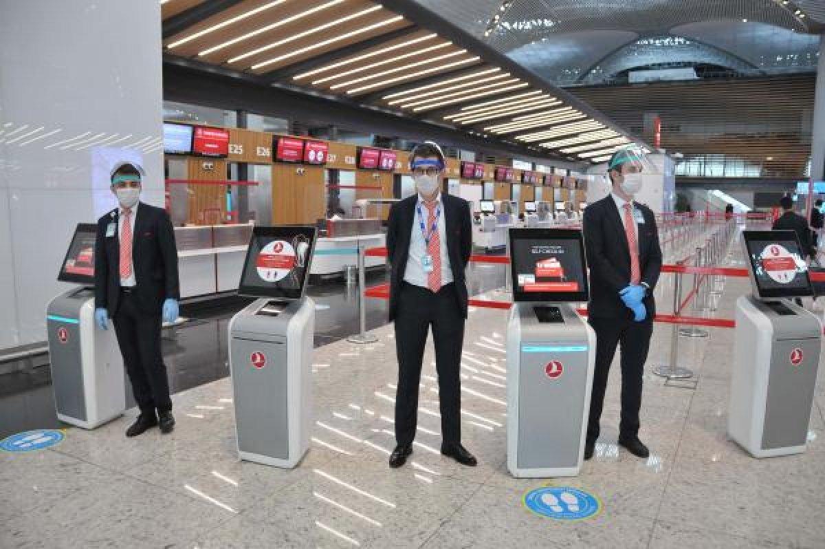 Yeni normalde ilk uçuş İstanbul'dan Ankara'ya yapıldı