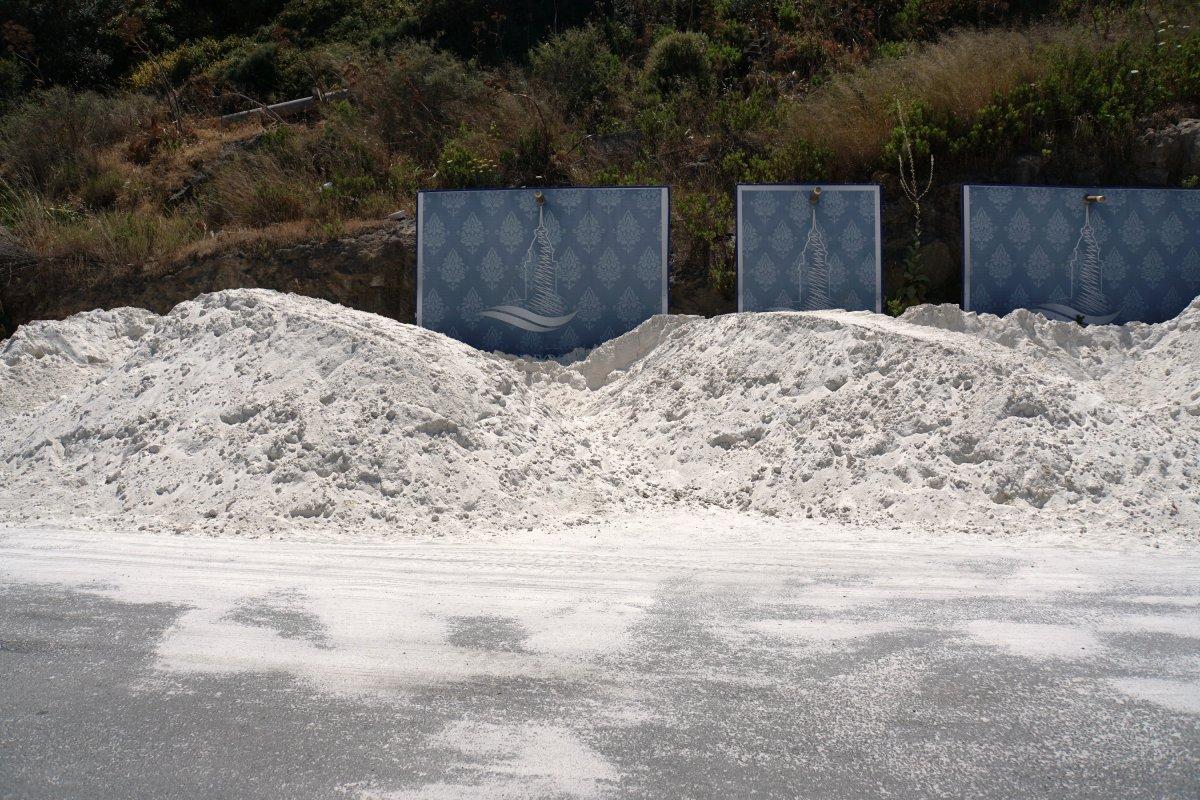 Bodrum'da sahile mermer tozu serecek otellere ceza geldi