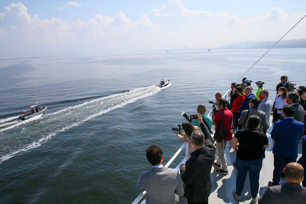 Fethi Sekin'in isminin verildiği feribot denize indirildi