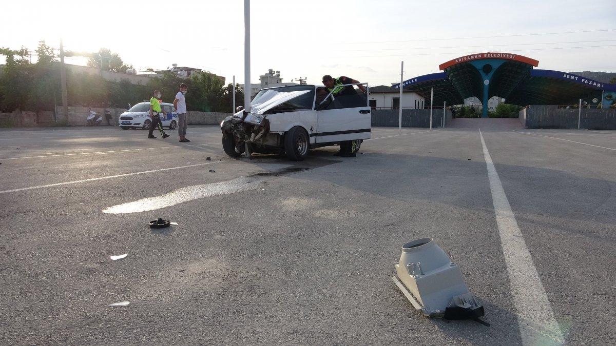Adıyaman'da drift kazayla sonuçlandı: 5 yaralı